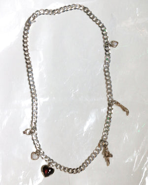 Garnet Love Heart Mythology Necklace