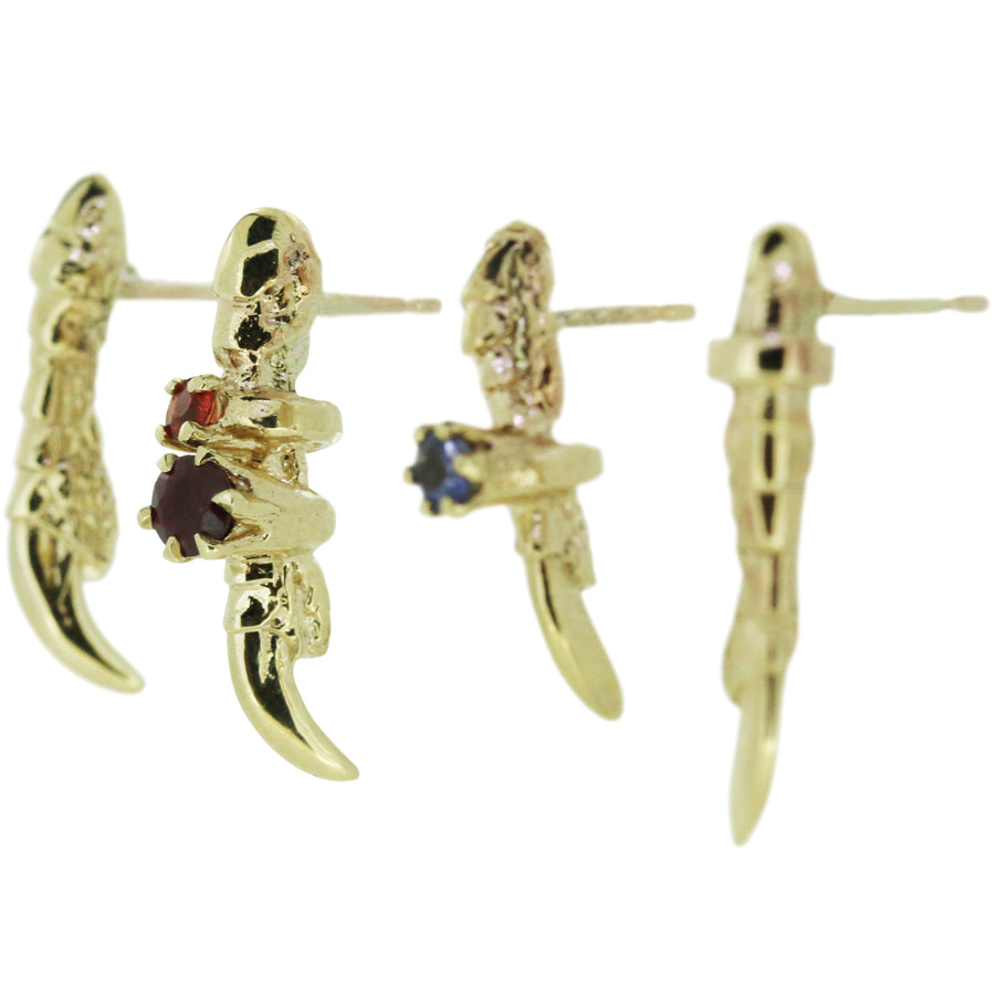 Full Set Claw Studs - 9ct Gold