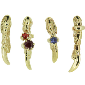 Full Set Claw Studs - 9ct Gold