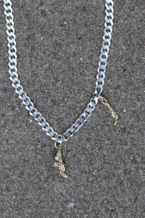 Diamond Mythology Necklace - 9ct Gold Charms