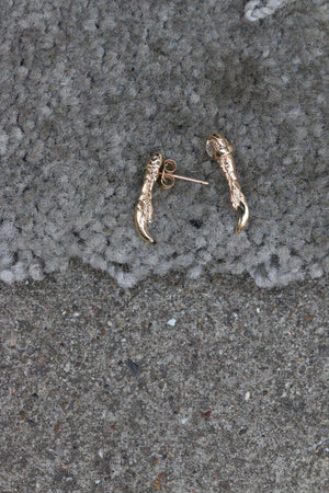 Claw Studs - 9ct Gold