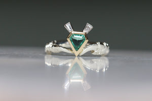 Emerald Sparkling Diamond-Cut - no.1