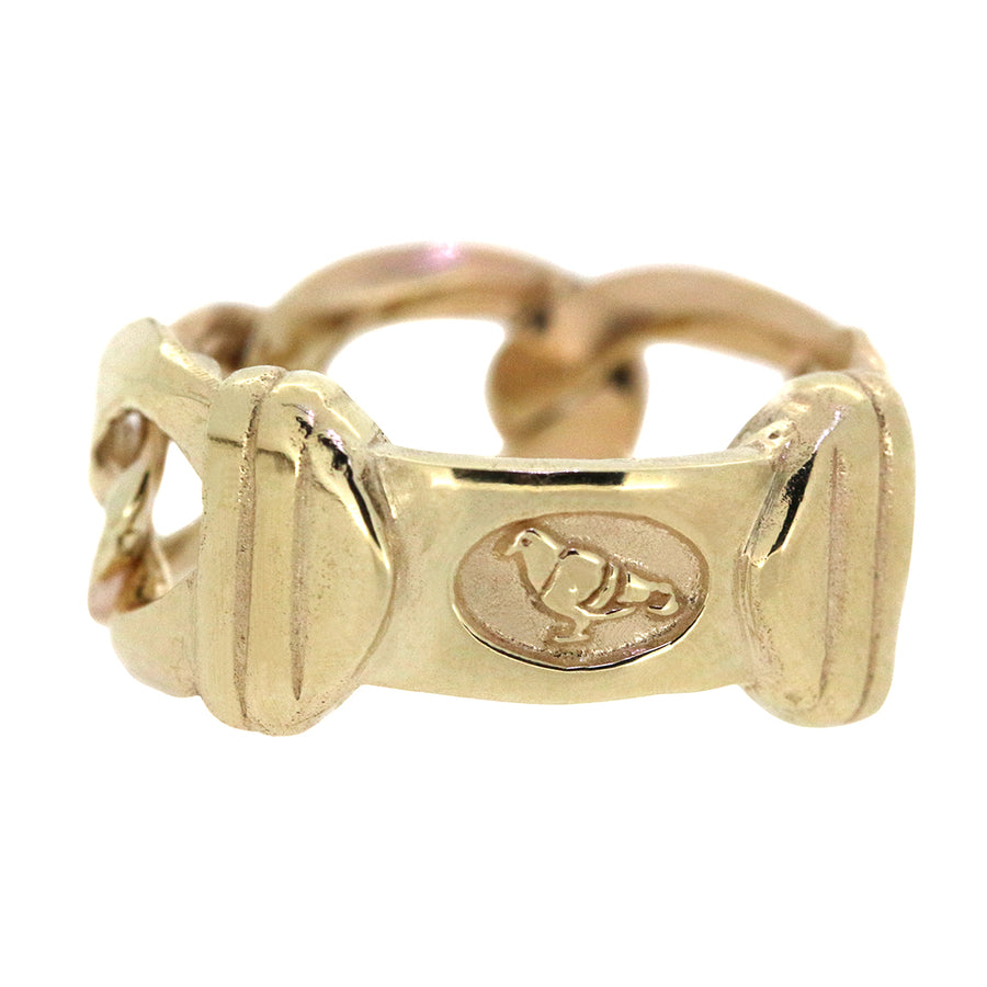 Heavy Chain Ring - Gold
