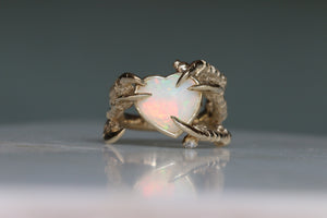 Opal Love Heart "Warts And All" no.1