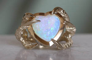 Lonely Cloud Opal Heart - size N