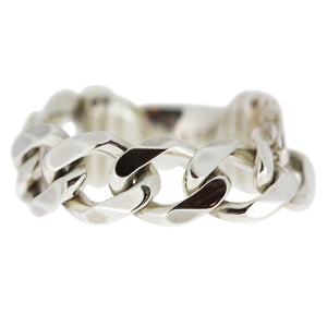 Heavy Chain Ring - Silver