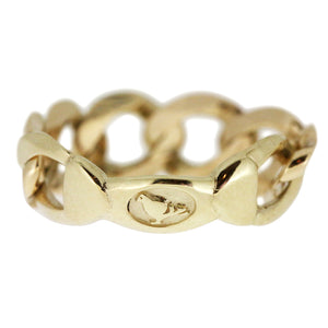 Medium Chain Ring - Gold