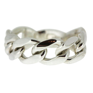 Medium Chain Ring - Silver