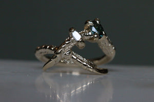 Sapphire and Diamond Mini Rings - size T